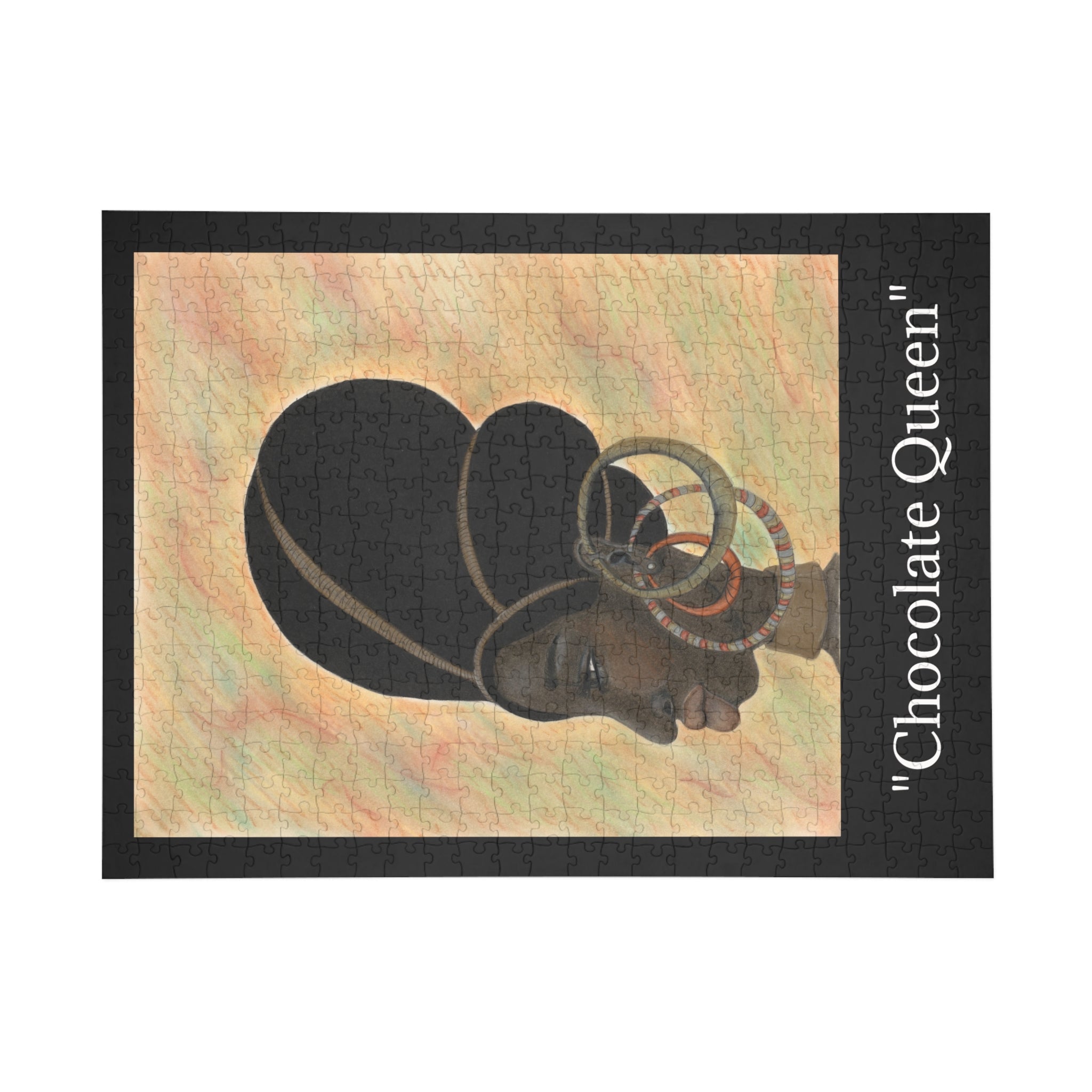Chocolate Queen Puzzle – Funny Chocolate Lover Jigsaw (96–1000 Piece)