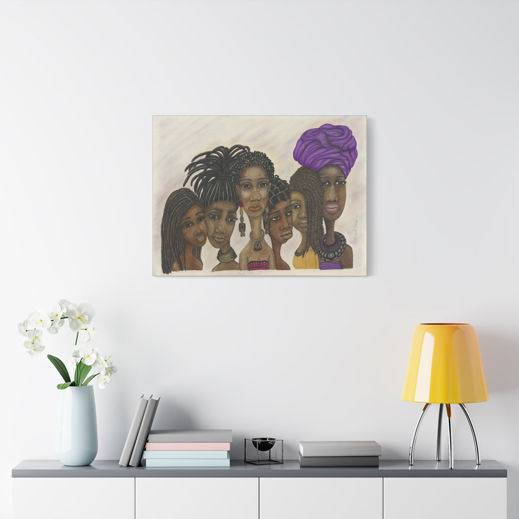 Canvas Wall Art — "Head Games I" Minimalist Text Print