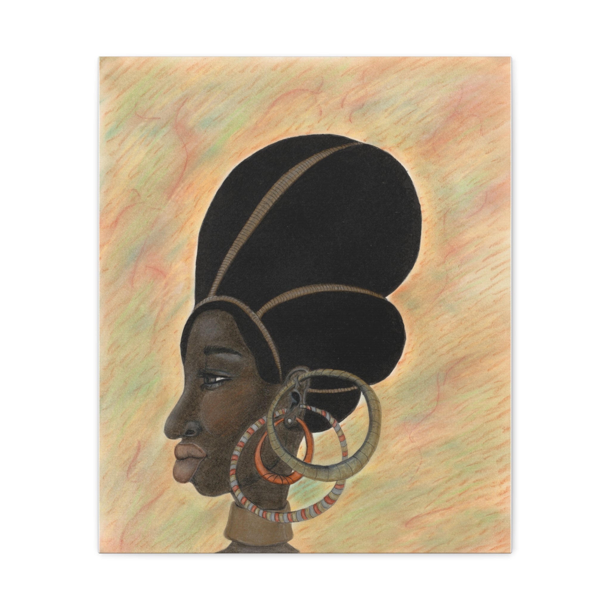 Chocolate Queen — Stretched Matte Wall Art