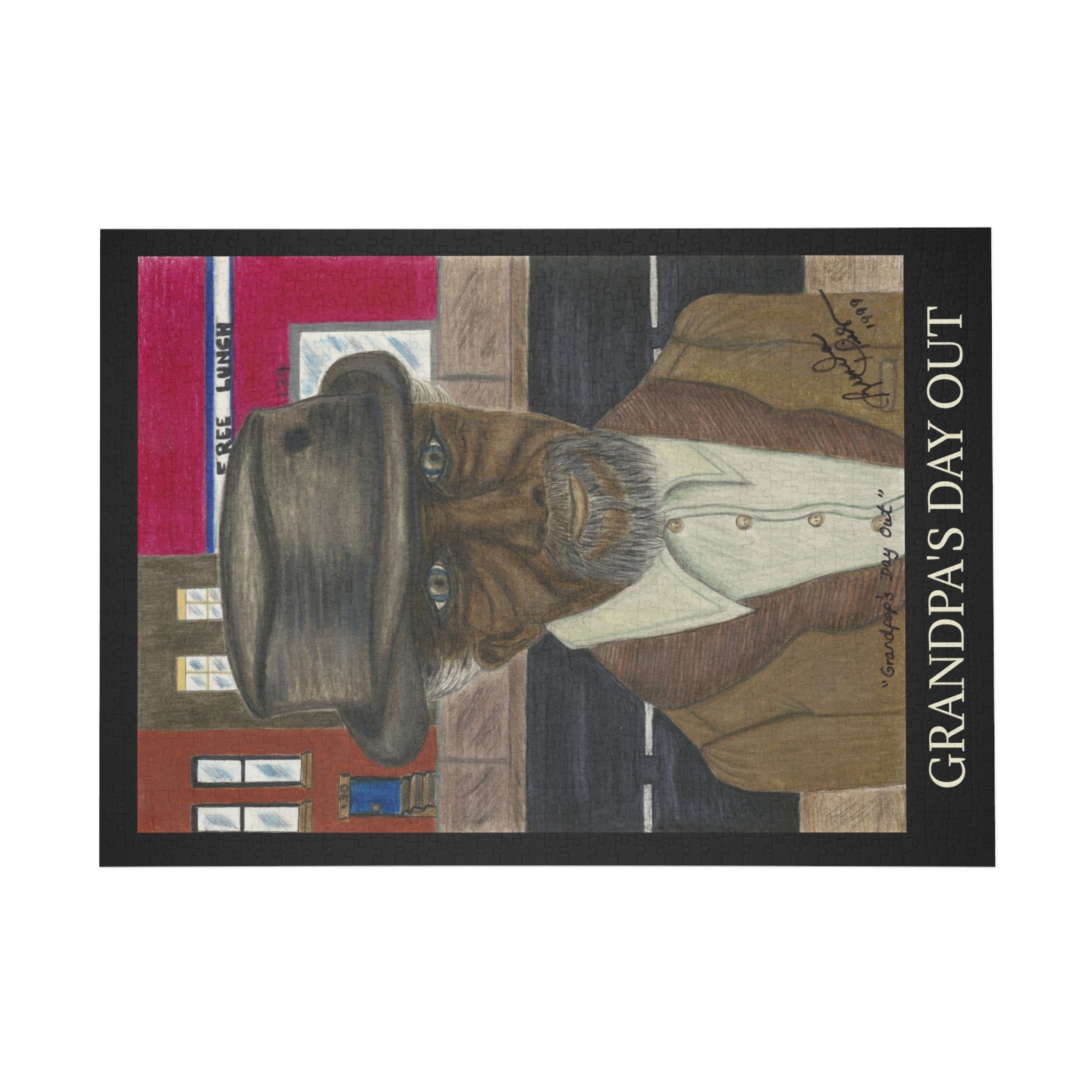 GRANDPA'S DAY OUT Limited Edition 1000 Piece Jigsaw Puzzle