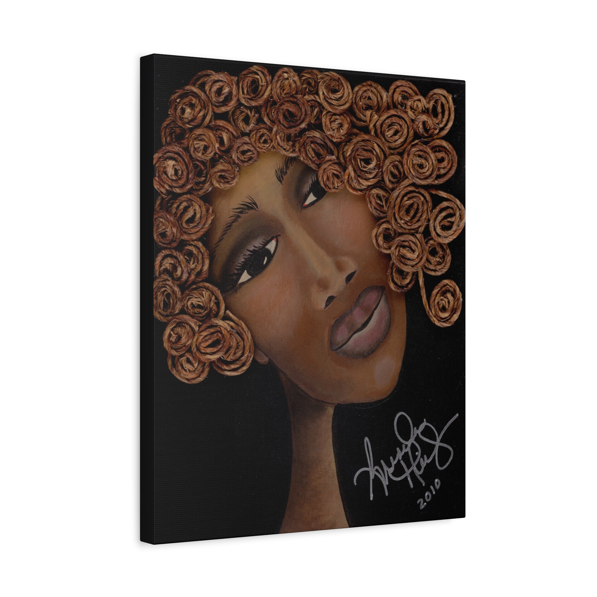 More Heads are Better Than One - D- Curly Hair Woman Wall Art