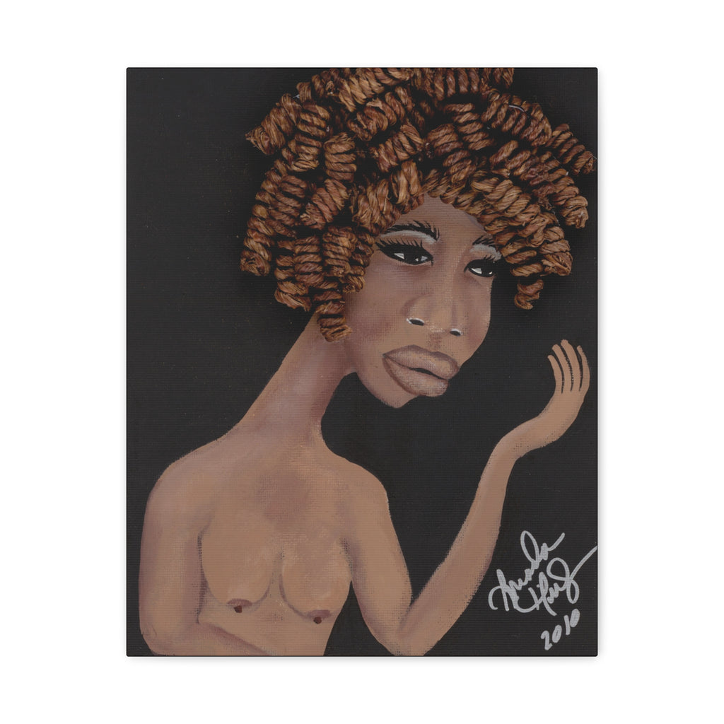 More Heads are Better than One - B — Afro Hair Portrait Painting
