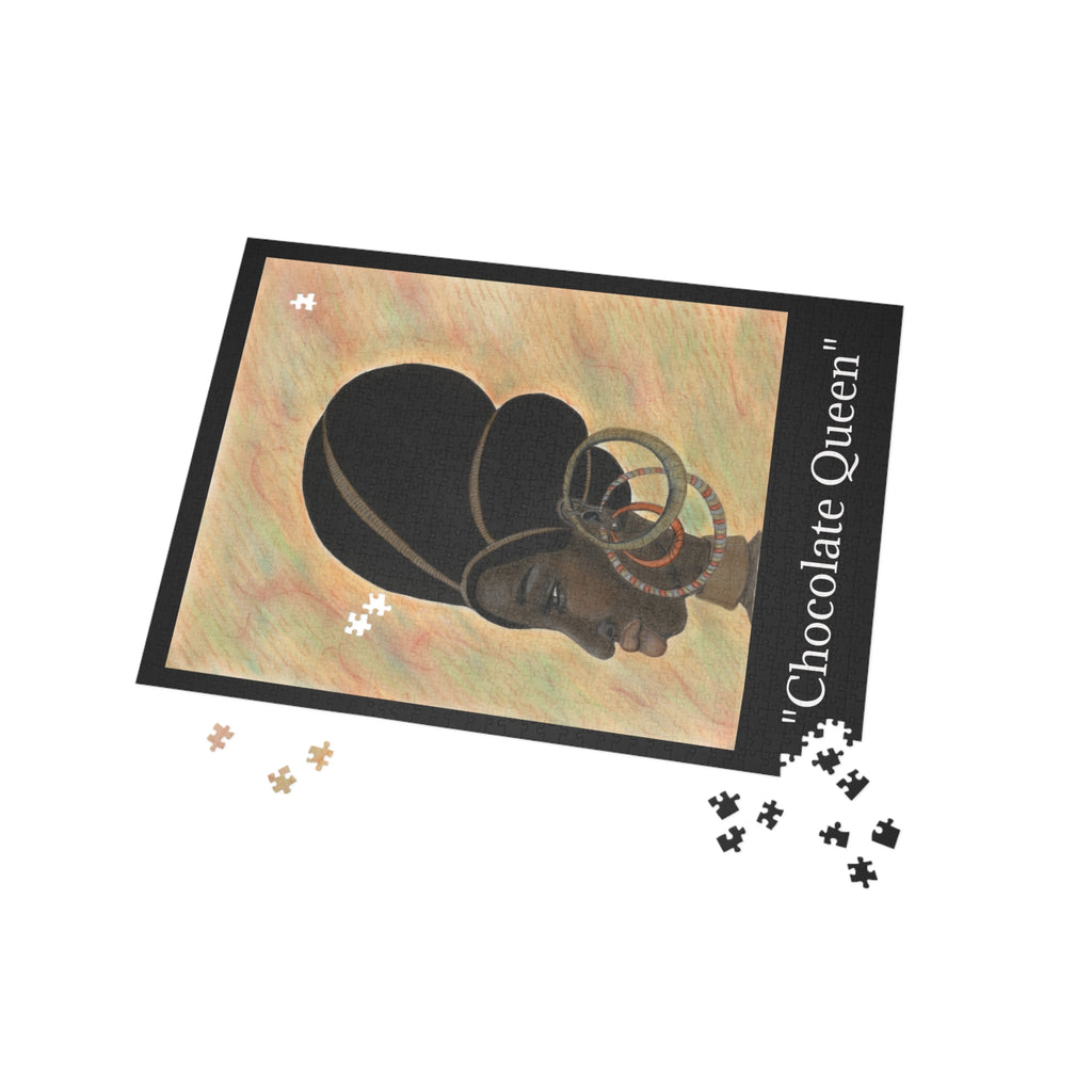 Chocolate Queen Puzzle – Funny Chocolate Lover Jigsaw (96–1000 Piece)