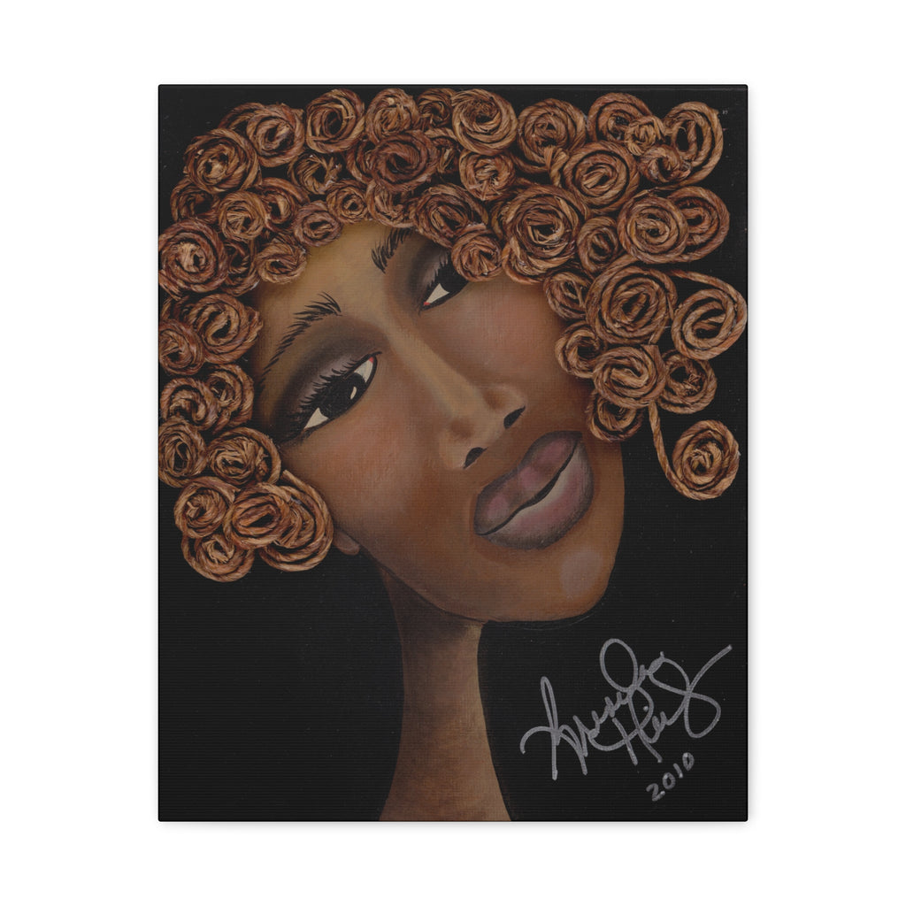 More Heads are Better Than One - D- Curly Hair Woman Wall Art