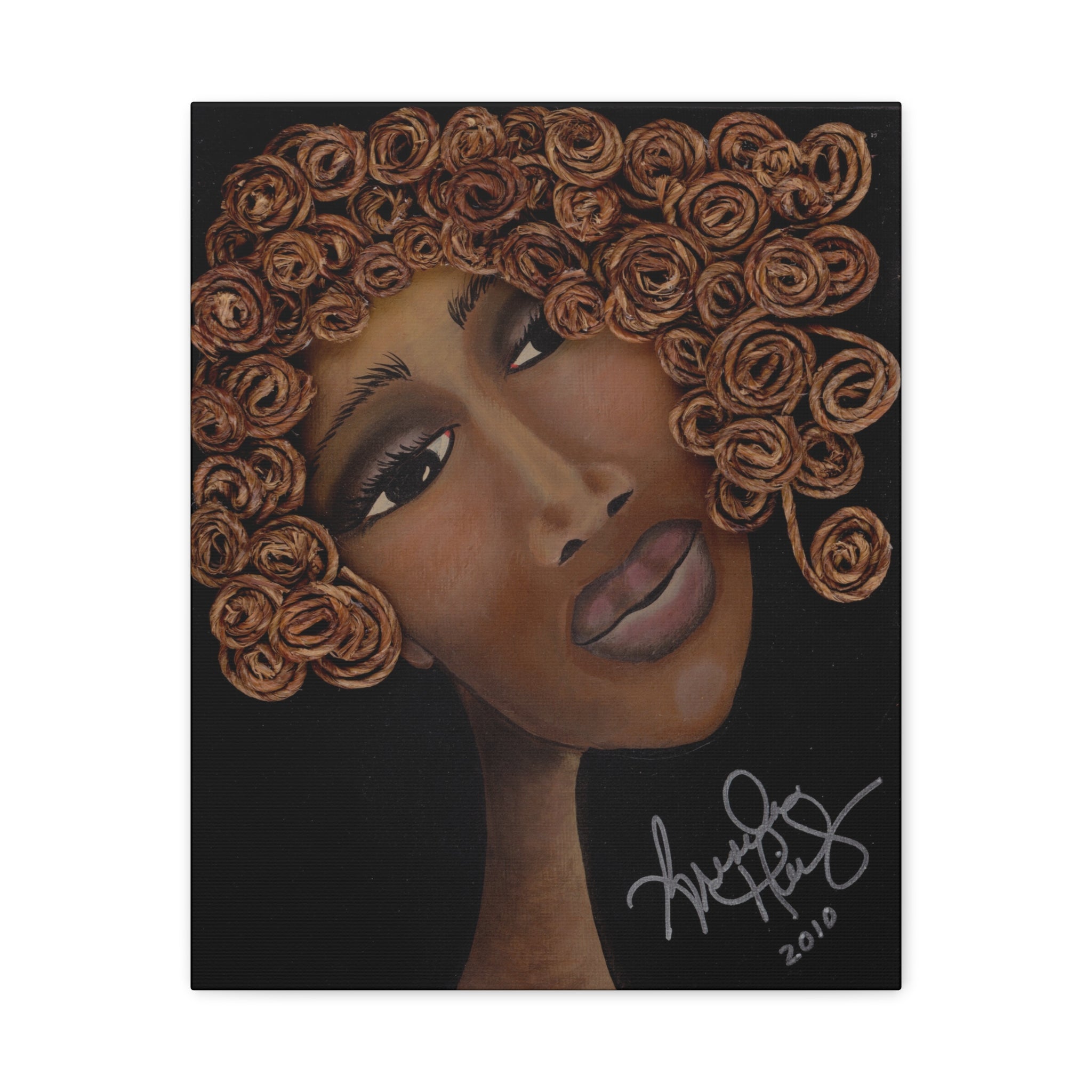 More Heads are Better Than One - D- Curly Hair Woman Wall Art