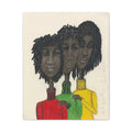 The Three of Us - Three Women Illustration in Red, Green & Yellow