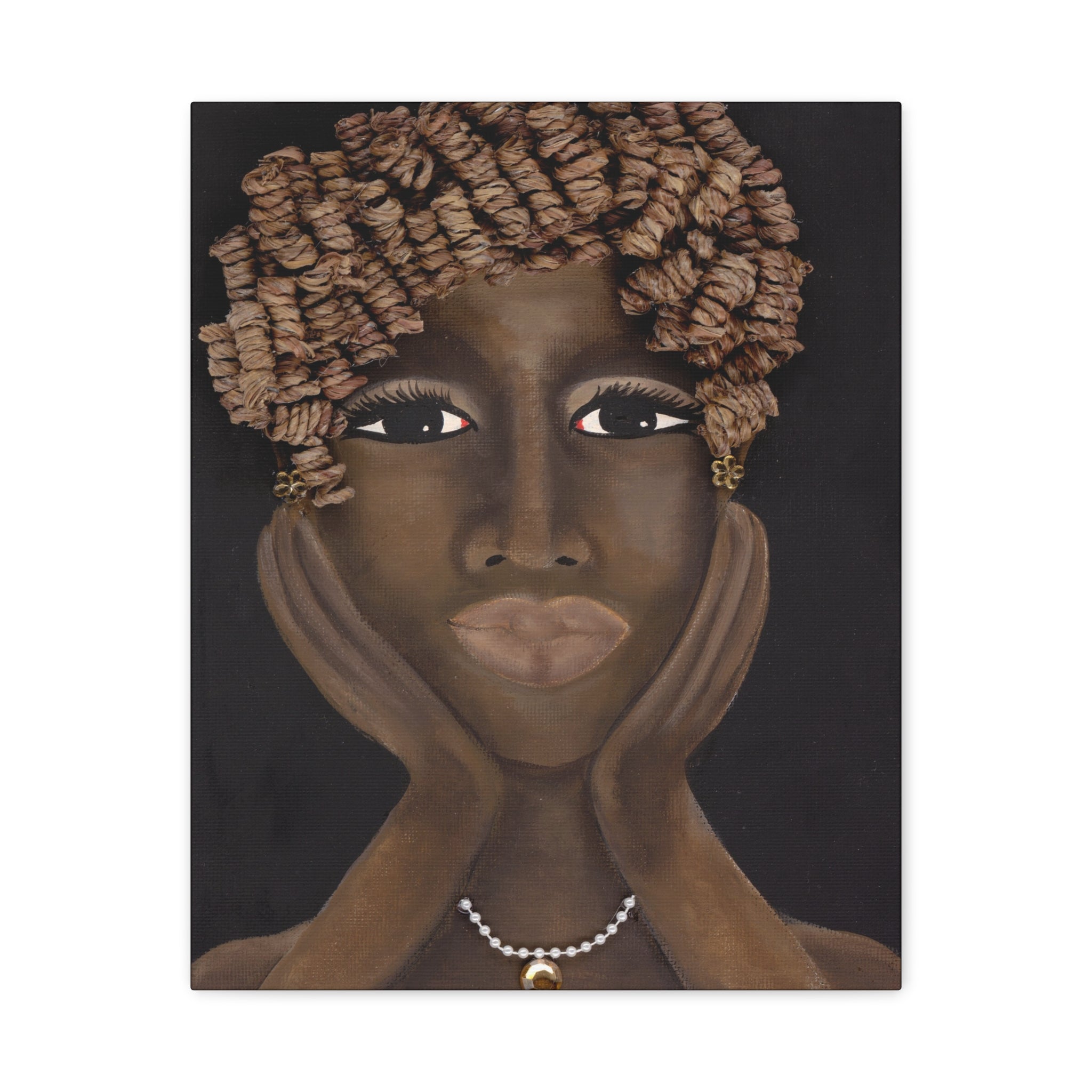 More Heads are Better Than One - I – Elegant Black Woman with Wired Hair