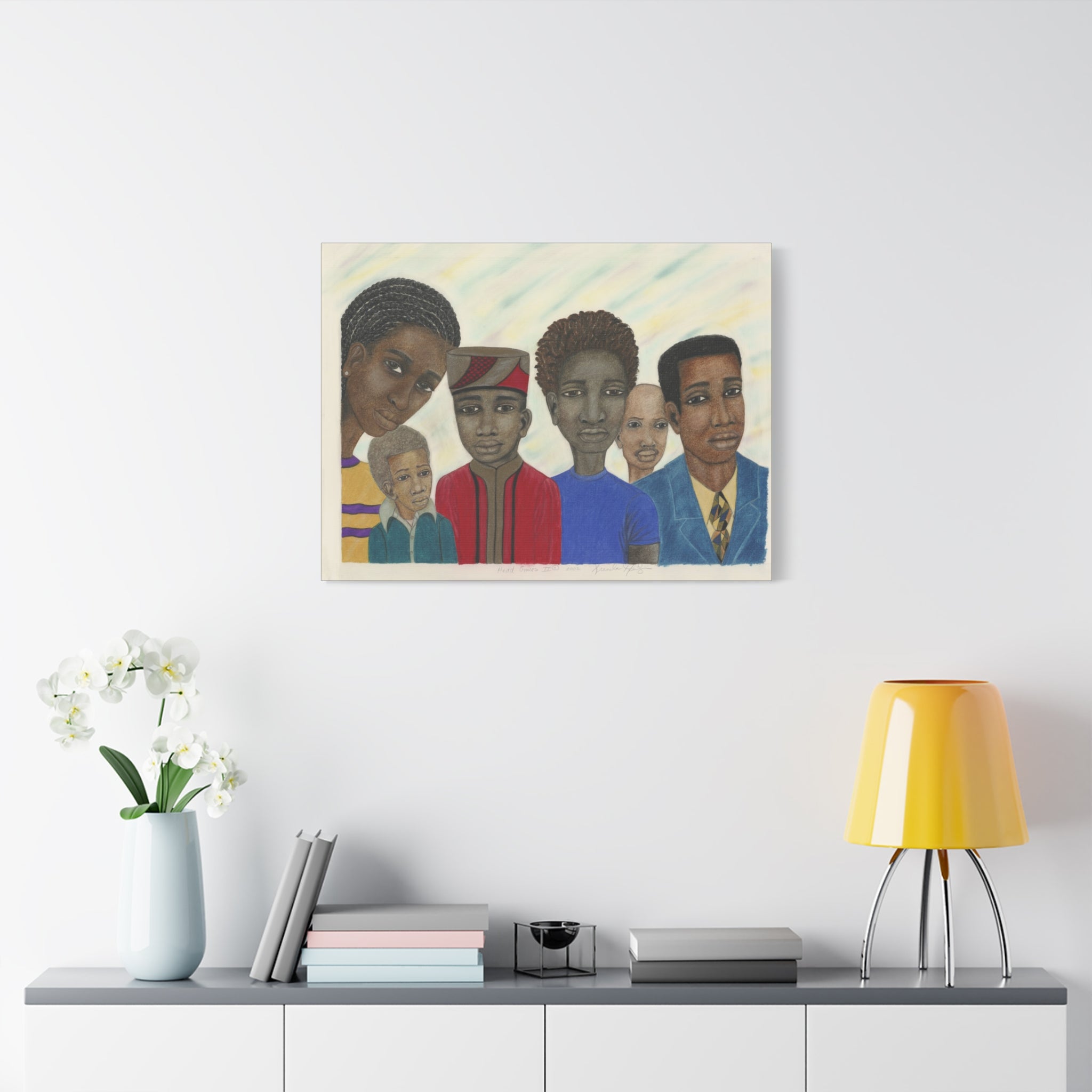 Canvas Wall Art — Minimal "HEAD GAMES II" Typography Print