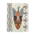 Bird of Pray — Tribal Faces & Bird Motif Matte Stretched Wall Art