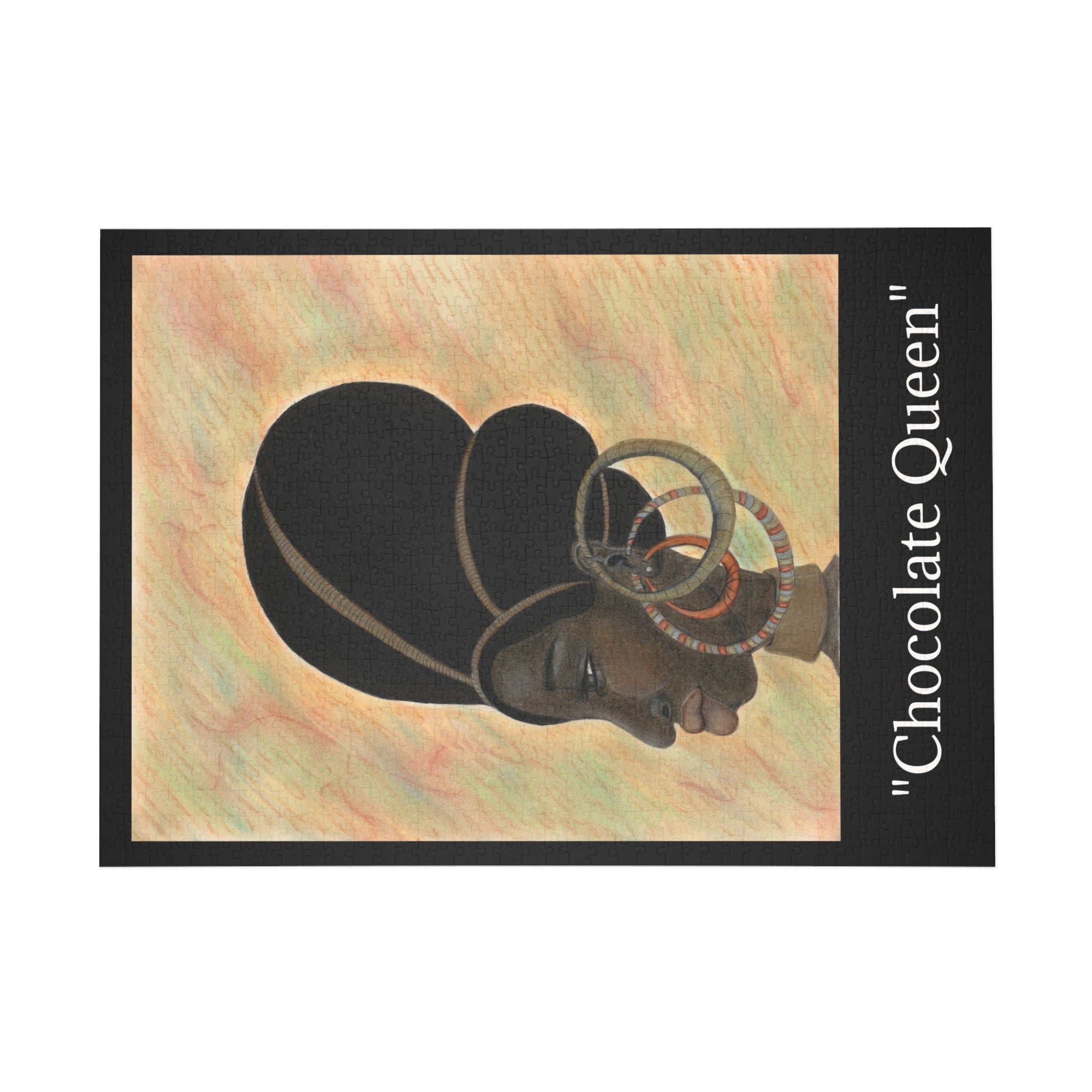 Chocolate Queen Puzzle – Funny Chocolate Lover Jigsaw (96–1000 Piece)