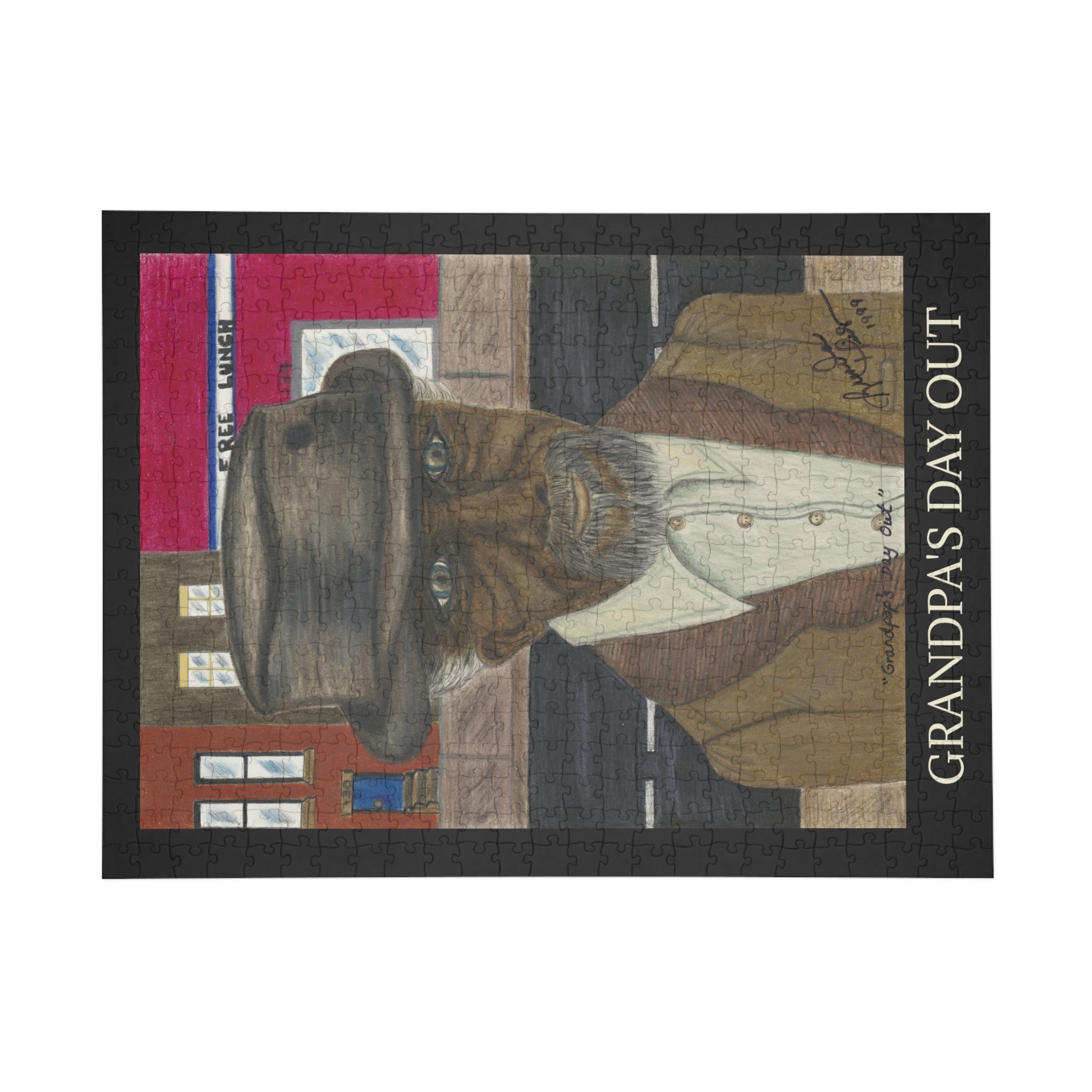 GRANDPA'S DAY OUT Limited Edition 1000 Piece Jigsaw Puzzle