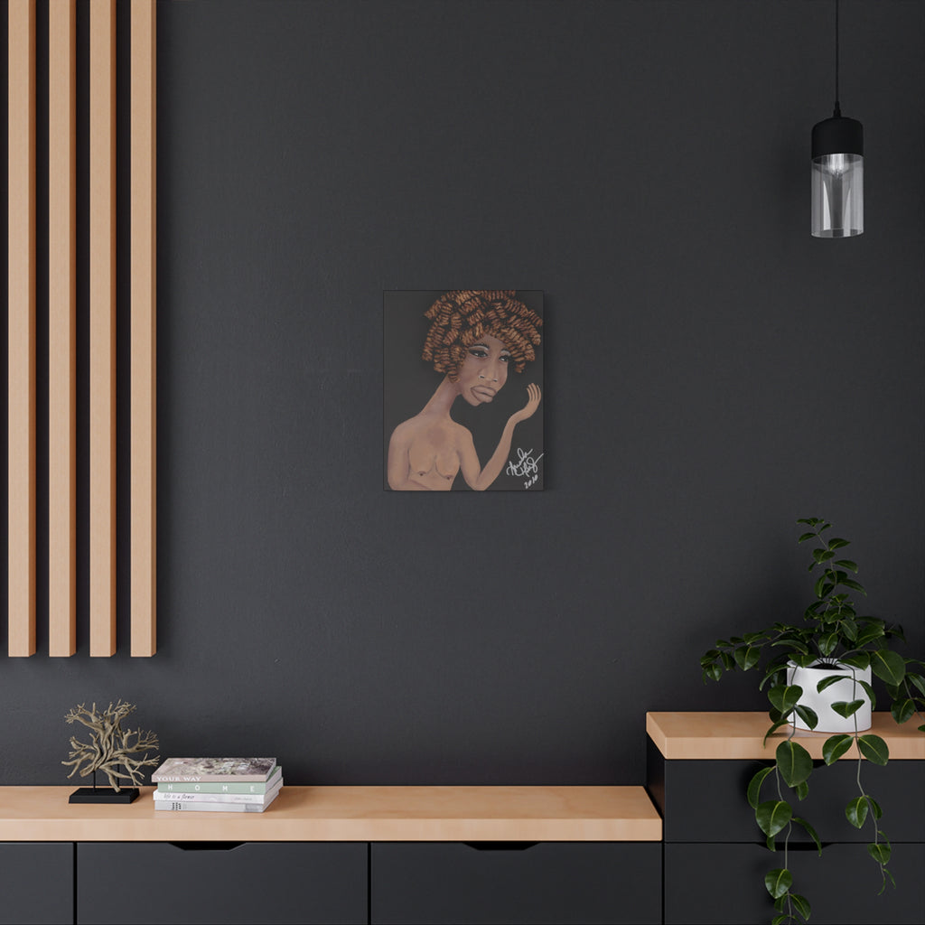 More Heads are Better than One - B — Afro Hair Portrait Painting
