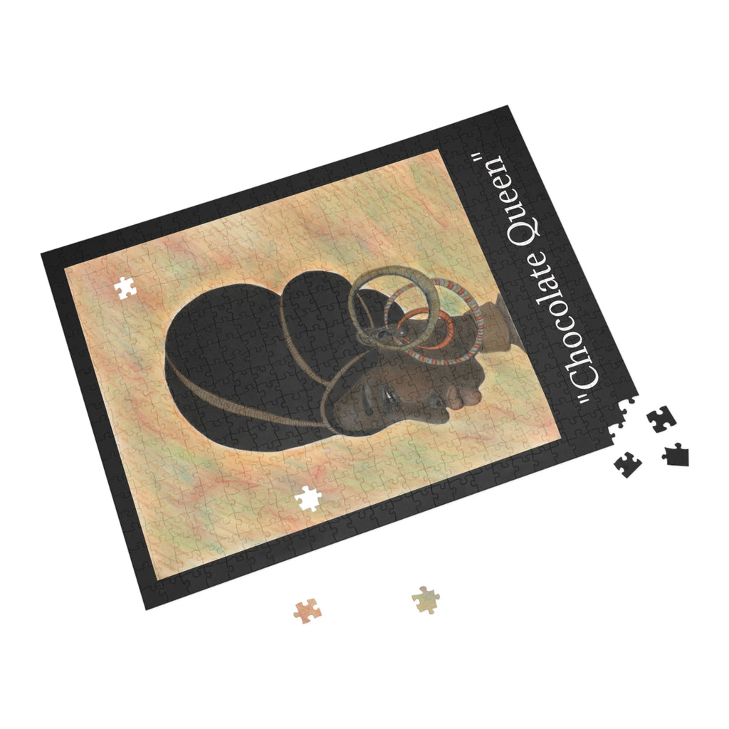 Chocolate Queen Puzzle – Funny Chocolate Lover Jigsaw (96–1000 Piece)
