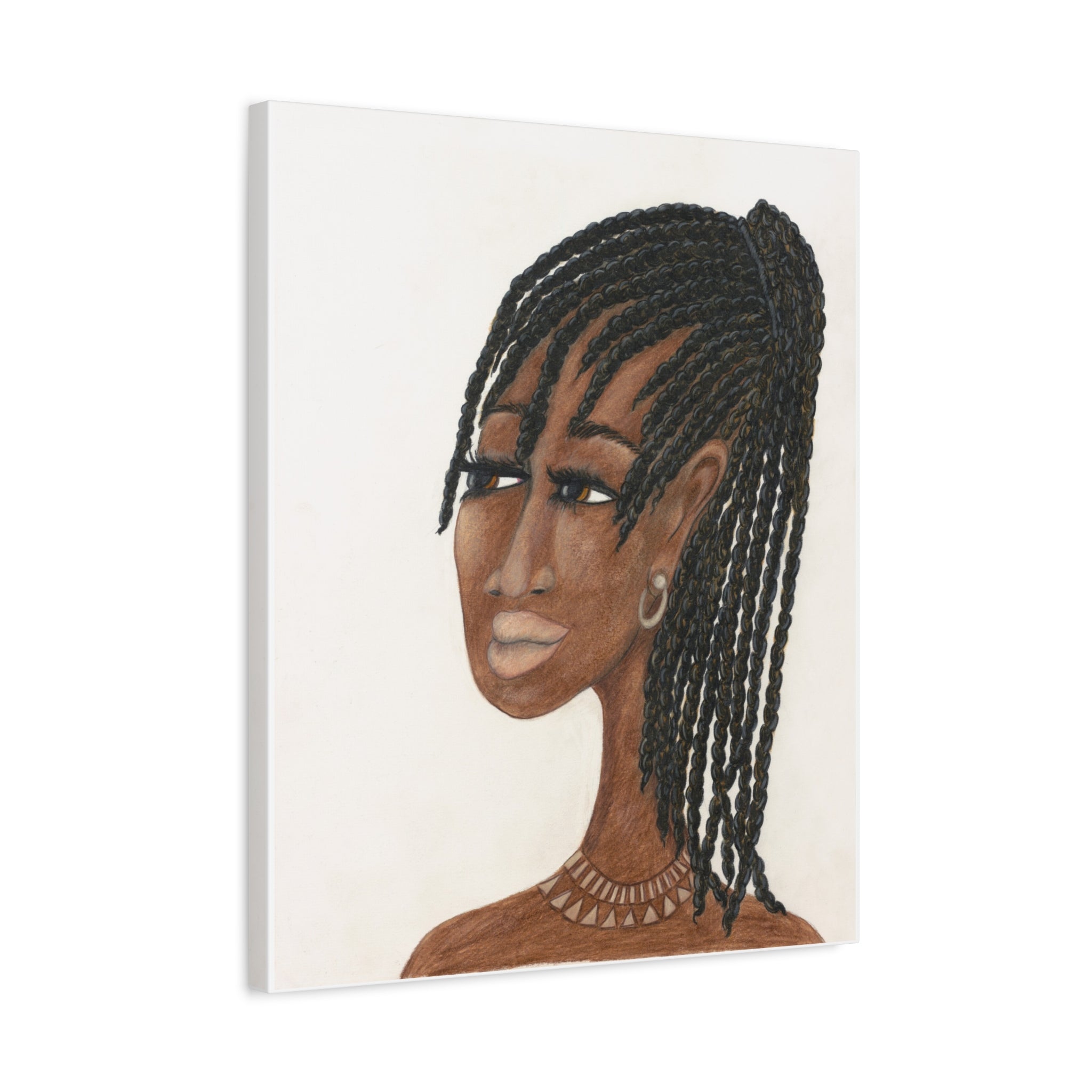Esther  Portrait Canvas — Matte Stretched Wall Art