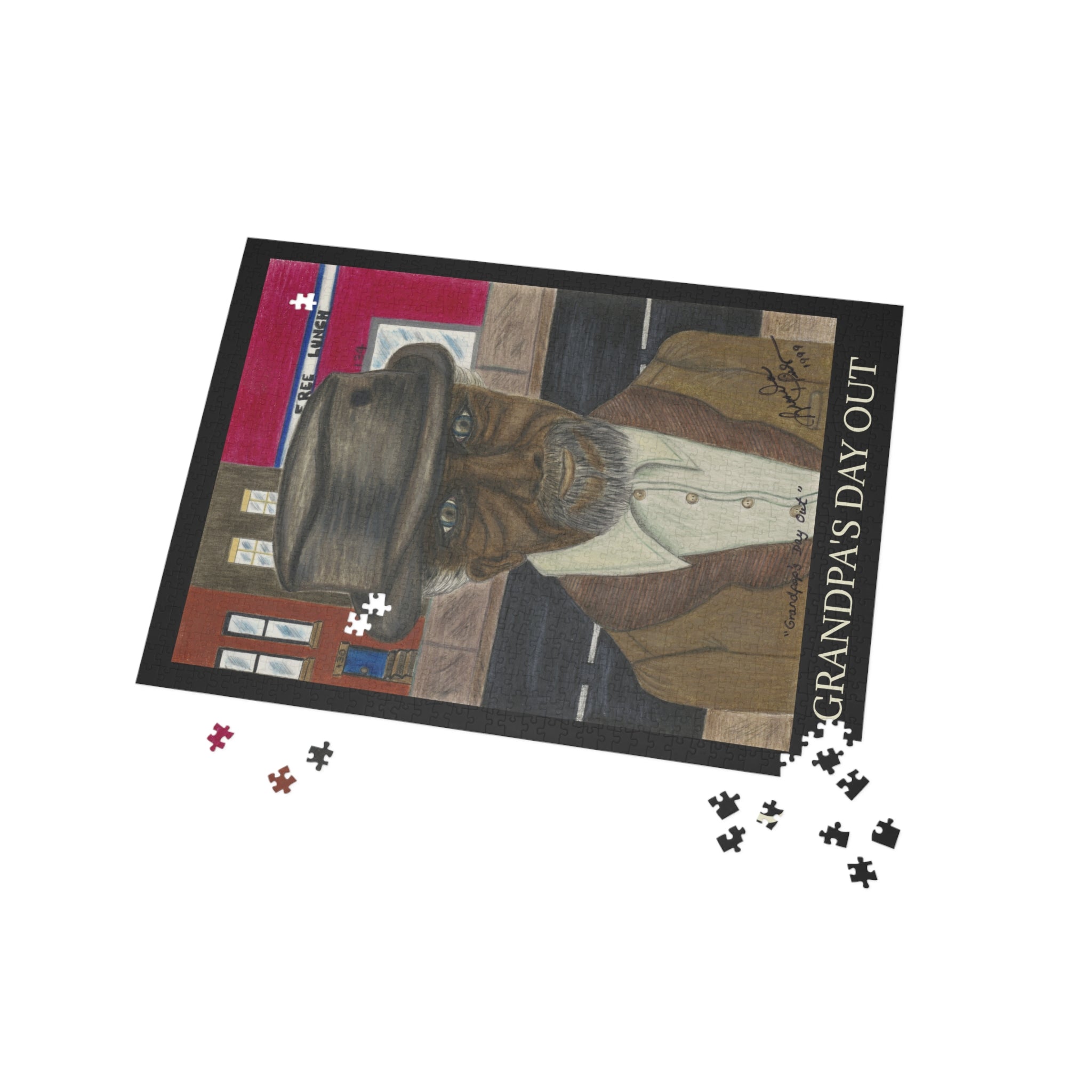 GRANDPA'S DAY OUT Limited Edition 1000 Piece Jigsaw Puzzle